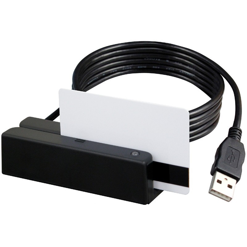 3-Track Magnetic Card Reader: USB Virtual COM Port Emulation