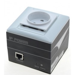 Relay box for on / off 230 VAC equipment via network. With lock-up control