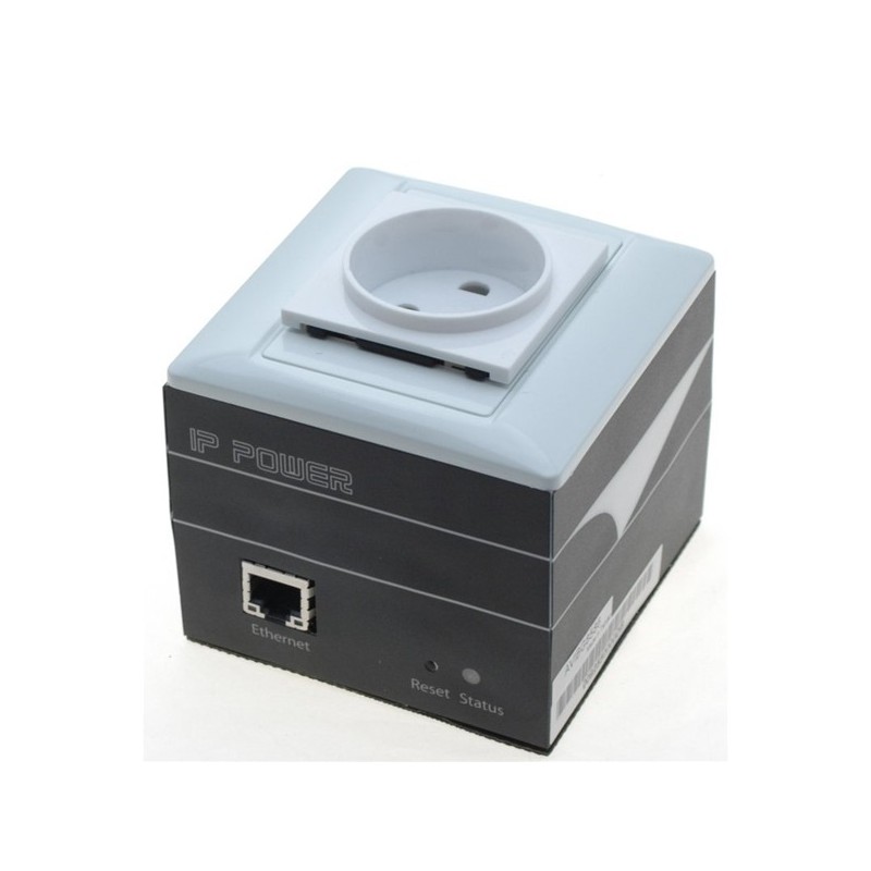 Relay box for on / off 230 VAC equipment via network. With lock-up control