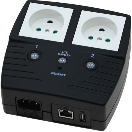 Slå på/av utrustning via nätverk med låsningskontroll - IP-ping av stabil hemsida