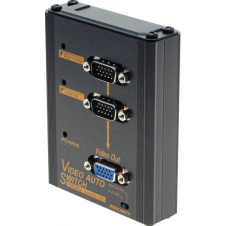 Automatiskt switch mellan 2 VGA signalkällor, med prioritet väljare