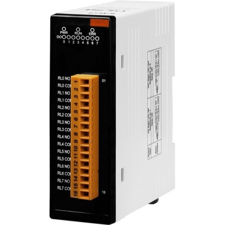 USB -kontrollerad 8 Reläutgångsmodulens final LAYS (Plug & Play)  din Rail Montage wide temperatur