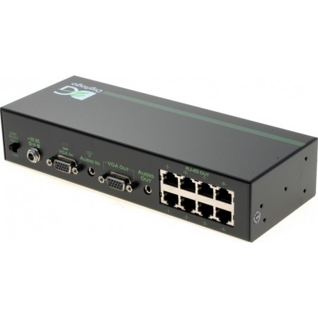 Digitogo ET VT8300 - VGA-sändare box för extern VGA-mottagare. Upp till 300meter mellan sändare och mottagare