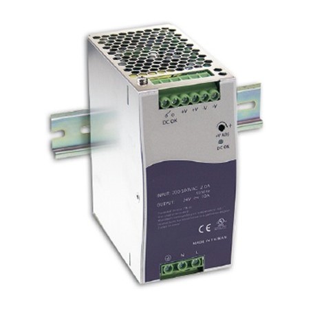24VDC 5A Strömförsörjning, DIN montage, 120W justerbart uttag 24 till 28VDC MEAN WELL