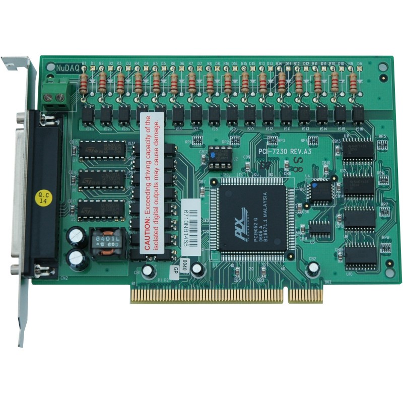 ADLINK PCI-7230. 16 kanalers isolerede digitale input, 16 kanalers ...