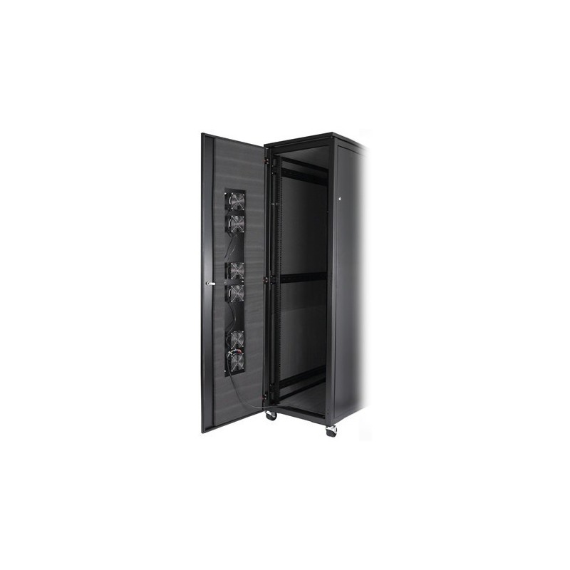 Sound-insulating 19" rack cabinet, simple and sensible solution.
