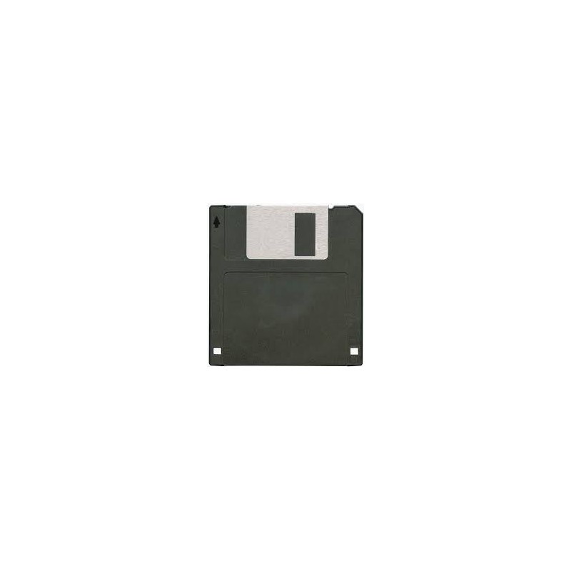 3½” floppy disk (Diskette) for floppy drive. Formatted to 1.44MB