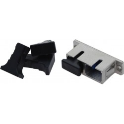 Dust cap for SC female/female adapter. Dustcap for SC female