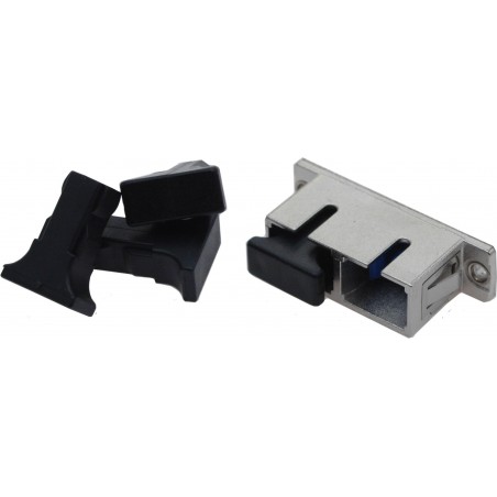 Dammskydd för SC hona/hona adapter. Dammskydd för SC hona