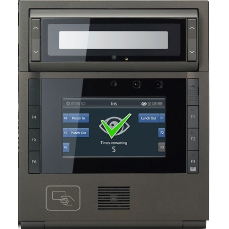 Iris skannar med RFID-läsare - Åtkomst via skanningsskanning