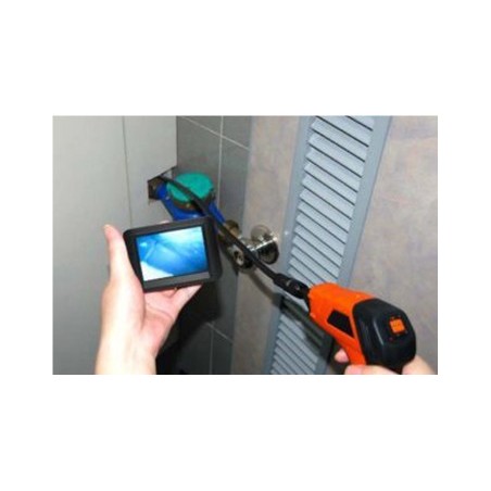 Trådlös inspektionskamera med ljus och IP67 täthet