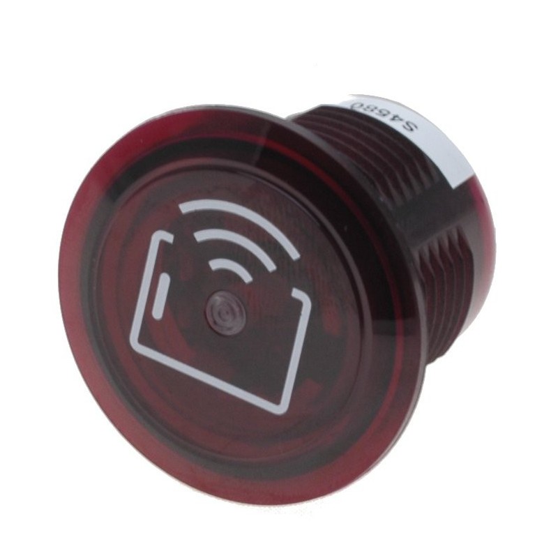 RFID Reader, EM standard 125kHz, to RS232, mounted in a wall in wall, frame etc.