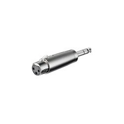 XLR adapter 3-pin XLR jack she - 6.35 stereo he