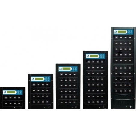 USB duplicator, 1 mästare kopierade till 45 nya minnespinn