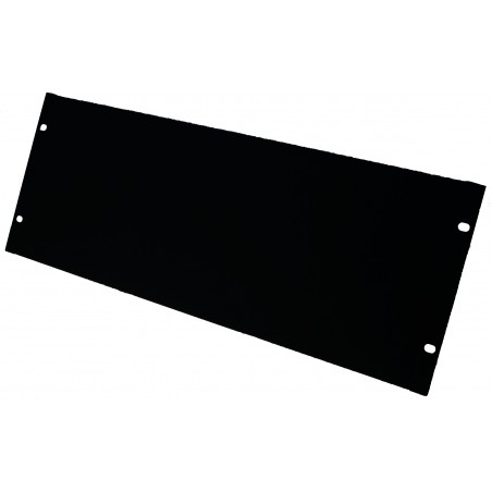 4U blindplatta för 19" IT skåp, svart