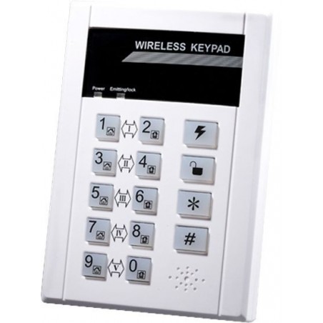 Trådlöstill tangentbord för larmsystillemetill