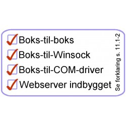 Serial port server RS422, RS485. Can be powered from PoE