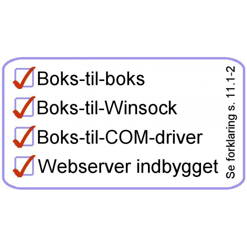 Serieportserver RS422, RS485. Kan drivas från PoE