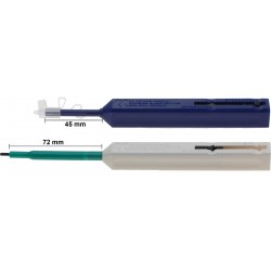 Fiber plug cleaner for SC plugs and adapters - Cleans dust and dirt before use