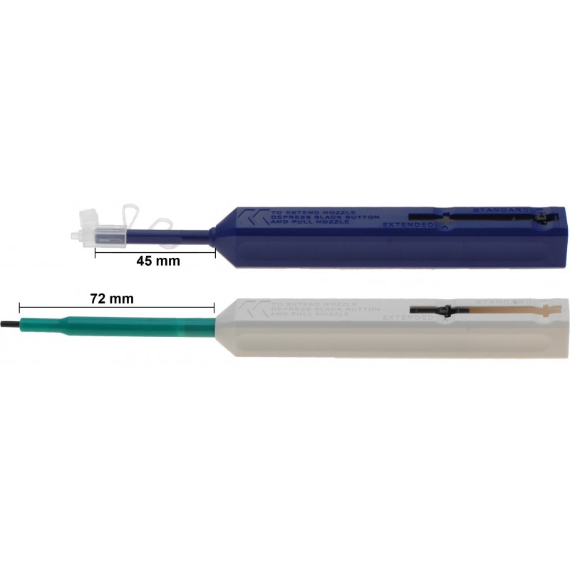 Fiber plug cleaner for SC plugs and adapters - Cleans dust and dirt before use