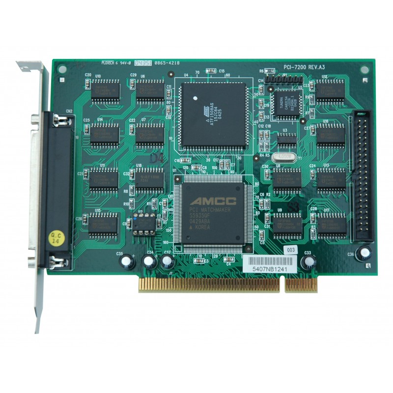 ADLINK LPCI-7200. 32 kanalers D/I og D/O kort, 12MB/s, PCIforPCI kort