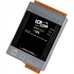 7 x inputs for temperature sensors (differential), Pt100, Pt1000, Ni120, CU100, CU1000, 2 x RJ45 LAN