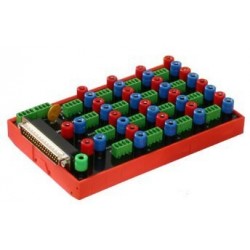 37-pin terminal card with 37 banana 4mm connector - DANBIT