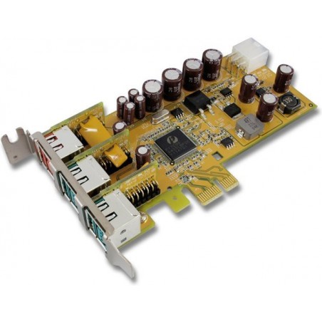 Powered USB porte på Low Profile PCI Express kort