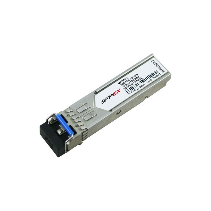 100Mbit SFP module 100Base-FX, Multi Mode, LC. Mini GBIC multi mode