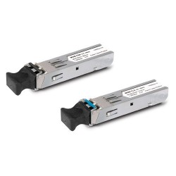1000Mbit SFP-modul, 1000Base-LX, Single Mode, LC, -40 - +85°C. Gigabit singelläge