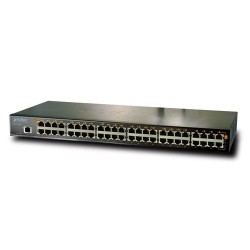 24 ports Mid-span PoE injektor, 10/100Mbit, 230VACforInjector