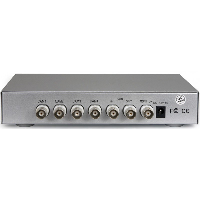 Kuppplingsdosa till 4 videosignaler på en skärm