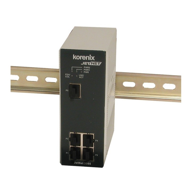 Unmanaged 5 port industrial switch - Korenix JETNET 3005 - DANBIT