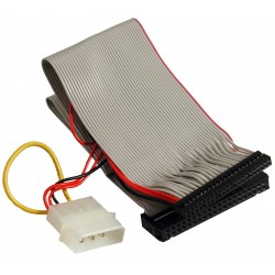 Omvandlarkabel mellan IDE 3½" till 2½", 44 stifts, 40 stifts IDE platt kabel