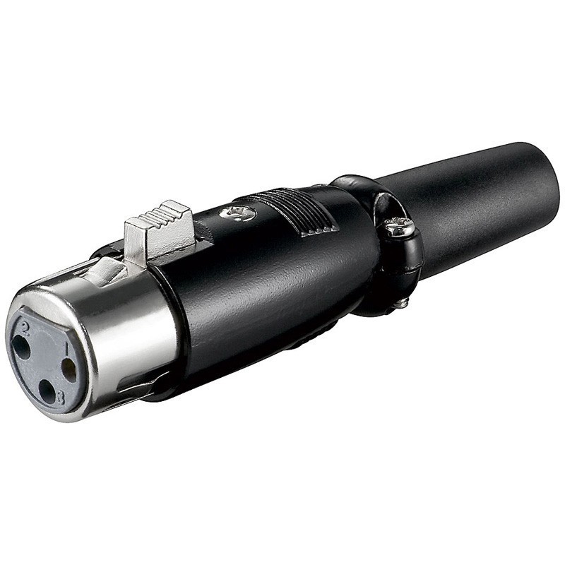 Mikrofonstik XLR hun, 3pinforVideo and Audio cables