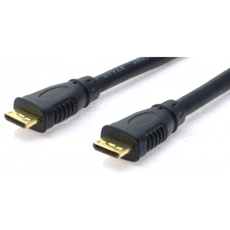 Mini HDMI 1.4-kabel. Mini HDMI hane - HDMI hane 5m