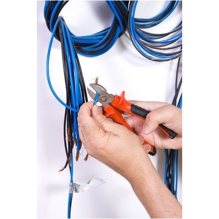 Montillering av kontakterna på kablarna