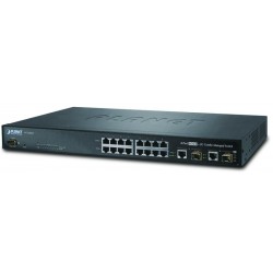 Ethernet over 2-wire with 8 ports VDSL2 converter, up to 1km. Built-in 8 port switch, 2 x SFP