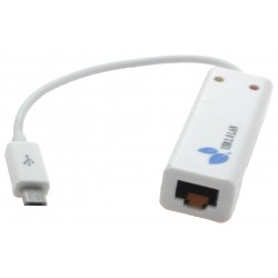 USB 2.0 Ethernet adapter for USB-M micro