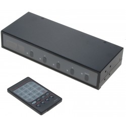 2 x 4 VGA matrix with sound, incl. remote control XVA24 REXTROn