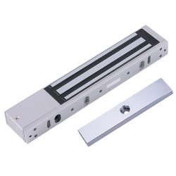 Electronic magnetic clasp with 250 kg holding force. 12VDC supply voltage