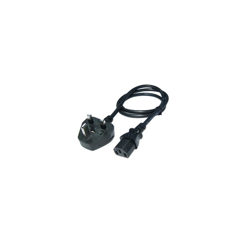 Power cable UK with C13 appliance plug
