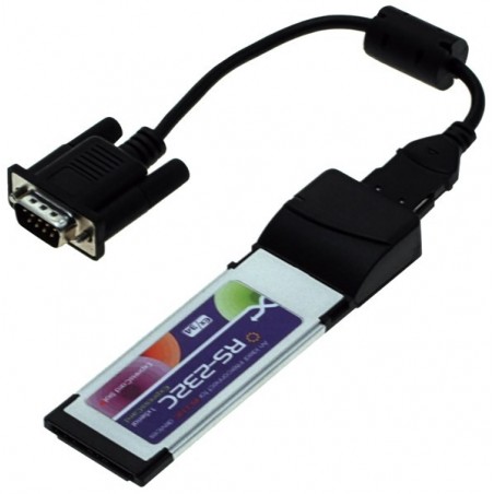 Notebook Expresscard med 2 seriella RS232-portar