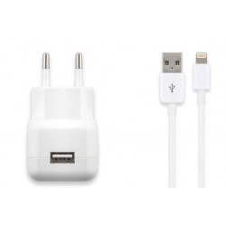 USB charger 5V, 230Vac, charger for USB 4am cable, Lightning cable