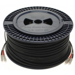 Fiberkabel, armeret, SC multimode, 50/125my 100 meterforSteel armou...