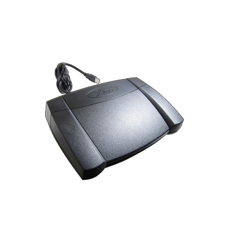 X-KEYS XK-0986-UEP3-R - USB foot pedal with software - can execute HID macros via the USB port