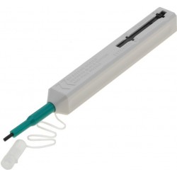 Fiber plug cleaner for SC plugs and adapters - Cleans dust and dirt before use