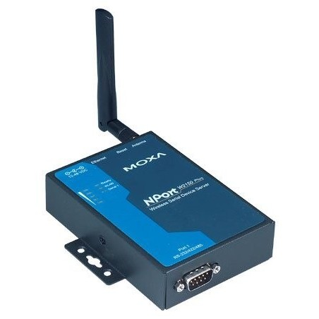 Moxa NPW2150-EU är en trådlös Nport SerieportServer. Trådlös RS232 / RS422 / RS485