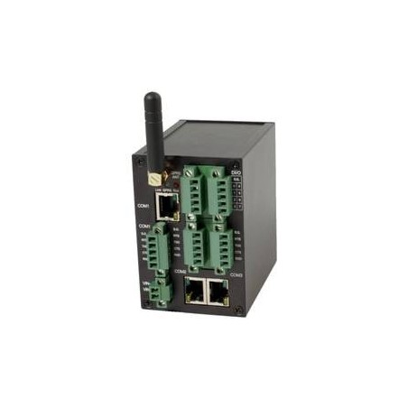 RS232 seriell kommunikation över GSM eller GPRS Serial Port Server 3 serille portar GSM / GPRS