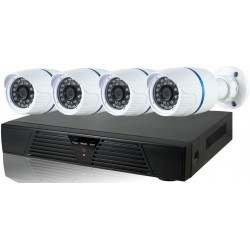 Videoövervakningspaket, 4 kanaler, NVR